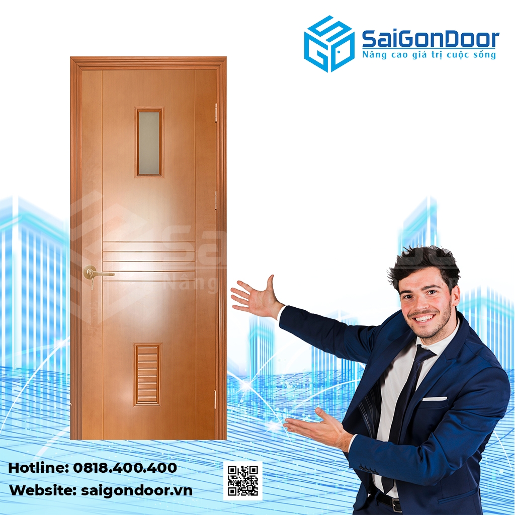 Cửa gỗ nhựa Composite SaiGonDoor